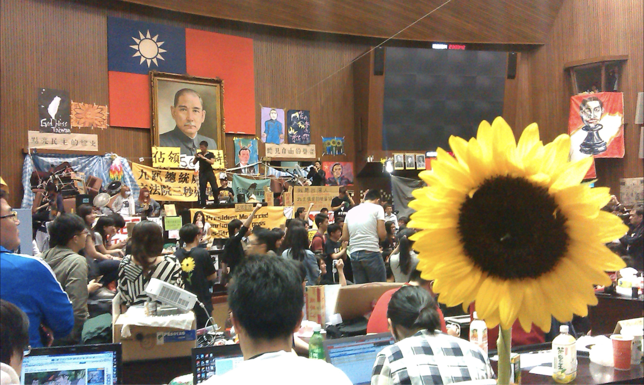 Identity in the discourse Sunflower Student Movement as a case study